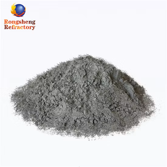 Buen adhesivo, mortero refractario de aislamiento con alto contenido de alúmina, mortero refractario de silicato de aluminio